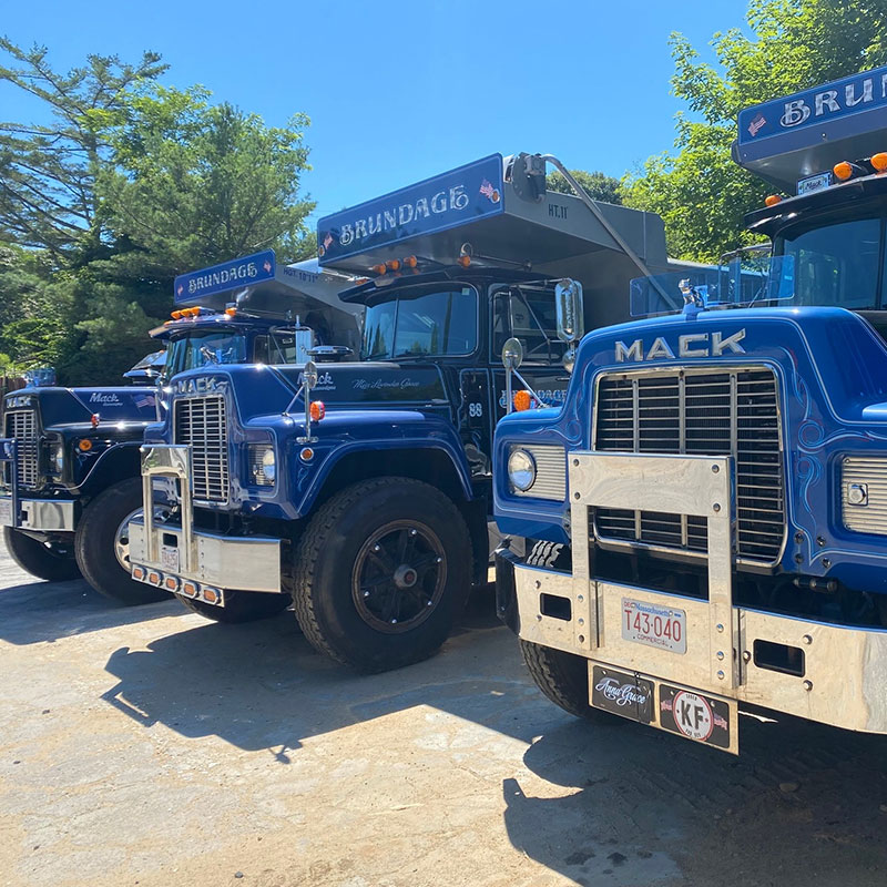 brundage site work trucks cape cod