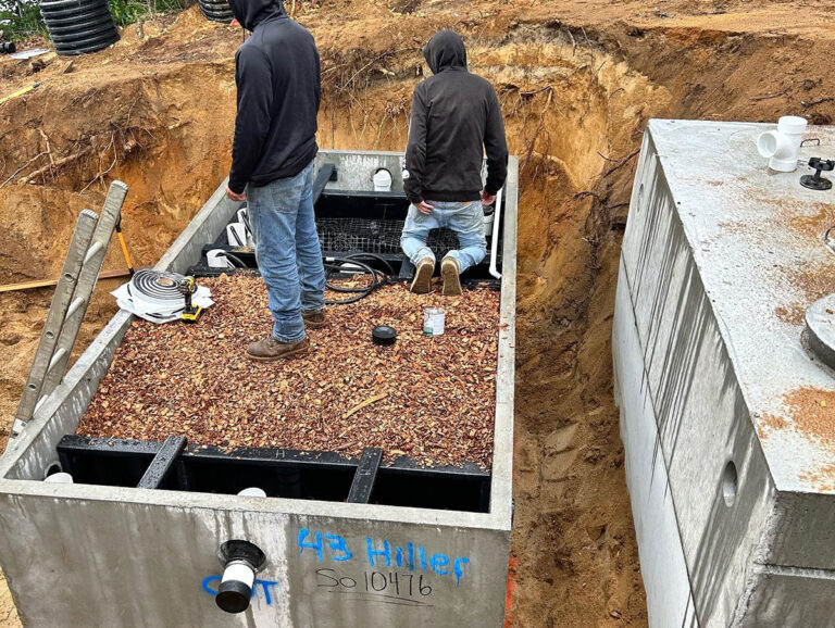 cape cod septic installation